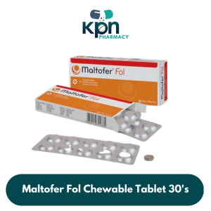 Maltofer Fol Chewable Tablets 30s (EXP DATE: 06/2027)