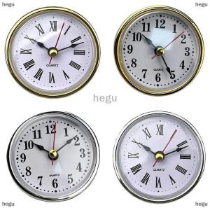 [COD] hegu Classic Clock Craft Quartz Movement Dia.65mm Round Clocks Insert Roman Number Little Clock Arabic Numbers Wall Decor