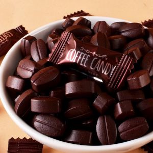 100 Pieces Extra Strong Instant Black Coffee Bean Candy Chewable Coffee Flavor Casual Snack