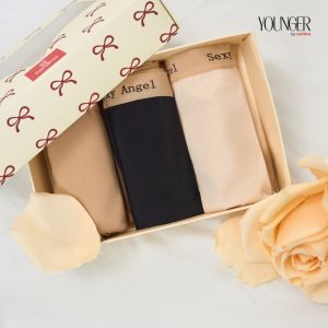 Quần lót nữ YOUNGER BY CARDINA chất su cạp ôm mịn không đường viền freesize  5YQLF02