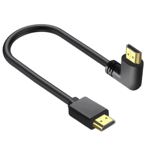 Compactly HDMI2.0 Cable Male HDTV Cord with 90Degree Angled Supports 4K60Hz for HDTV in Small Space 60cm/180cm