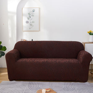 Elastic Universal Sofa Cover 1/2/3/4 Seater L-Shape Slipcover Anti-Skid Stretch Protector Couch Elastic Cushion Cover Dust-proof Cat-scratch-proof Soft Touch and Skin-friendly Material
