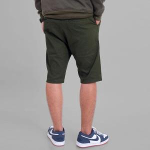 Celana Pendek Chino Pria Jumbo Size Nyaman - Stretchy Pinggang Reguler Warna Solid
