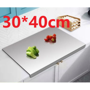 Stainless Steel Baking Mat Cutting Plate Heavy Duty Dough Pastry Board Chopping Board For Kitchen