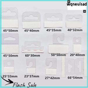【WQ】 COD 100pcs PVC SLOT HOLE กาวแขวนแท็ก Hook merchandise BOX BAG hanger DISPLAY