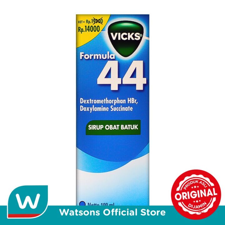 VICKS Cough Syrup Dewasa 100ml Lazada Indonesia