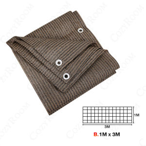 ตาข่ายบังแดด90%ฟิลเตอร์ผ้าใบกันน้ำผ้าบังแดดม่านบังแดดเต็นท์รถมีคุณสมบัติในการแรเงาและกันความร้อนได้ดี Anti-UV Sunshade Net 1x2m/1x3m/2x2m/2X3m/3x3m