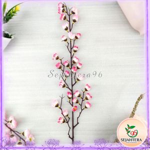 [1PCS] SAKURA FRESH DEKORASI LUSINAN/JEPANG /ARTIFICIAL MURAH IMPORT/MEIHUA /BUNGAIMLEK/HIASAN RUMAH/HOME DECOR