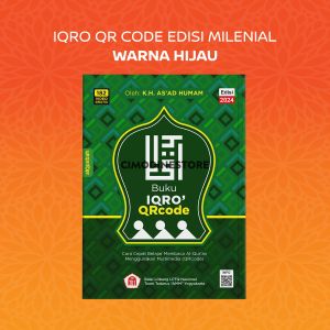 IQRO QRcode Edisi Milenial 2024 Full Colour Lengkap Jilid 1-6 Scan Barcode