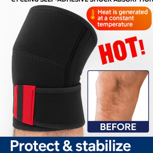 Squat Running Outdoor Patella Soft Knee Pads Black Red