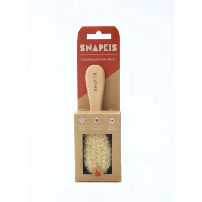 Snapkis Baby Wooden Hair Brush