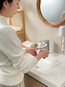 ที่วางแปรงสีฟันขายส่ง ไม่ต้องเจาะ ถ้วยน้ำยาบ้วนปากในห้องน้ำ ที่วางแปรงสีฟันไฟฟ้าติดผนัง ที่เก็บแปรงสีฟัน