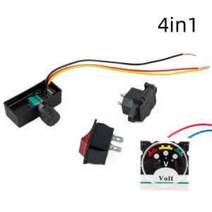 5Pcs/Set Electric Sprayer 12V Governor Speed Controller Adjustable Power Switch Set