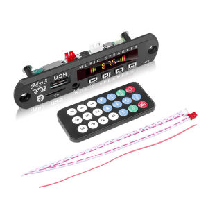BOKEWU 5V 12V MP3 WMA Decoder Board Audio Module USB TF Radio Bluetooth 5.0 Wireless Music Car Kit MP3 Player With Remote Control