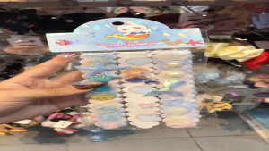 Ngẫu nhiên Bờm Dán Mái Sò Biển Pastel Dễ Thương Cho Bé Gái