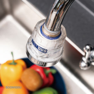 SF-1000 Vòi rửa chén (tăng áp lọc nước) 4 Thanh lọc nước AQUADUO SO0N100U