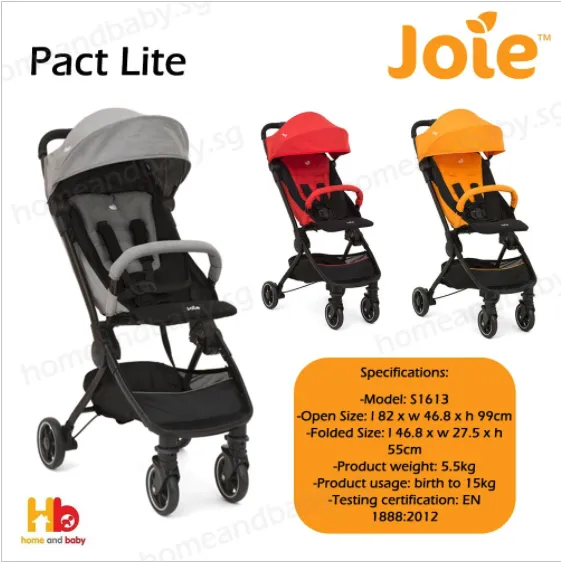 Joie PACT LITE Foc Rain Cover and Travel Bag One Year Warranty Lazada Singapore