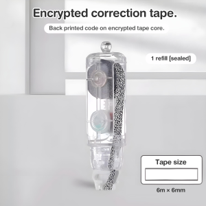 Press Type Correction Tape Cute Cartoon Chili Shape Tape Corrector Replaceable Core Pita Pembetulan