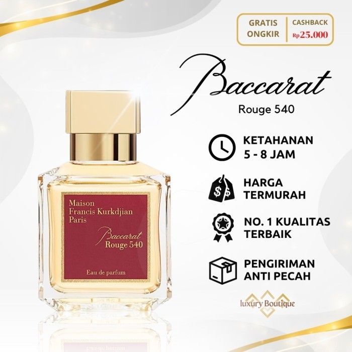 Parfum Parfume Perfume Farfum Minyak Wangi Unisex Baccarat Rouge