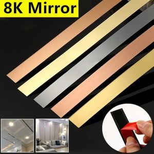 3 Meter Decorative Strip Stainless Steel Flat Decorative Lines Decoration Background Wall Ceiling Edging Strip Decorative Rope Ceiling Hanging Decor Striped Curtains Ceiling Led Strip Light - Lazada