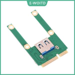 【E-WOITD】 Mini PCI-E to USB3.0 Expansion Card Laptop Converter Riser Card W Screw Fittings