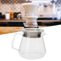 Glass Coffee Pot Glass Coffee Kettle Glass Coffee Maker Anti‑Scalding Kitchen Counter for Home Bar Office. 
