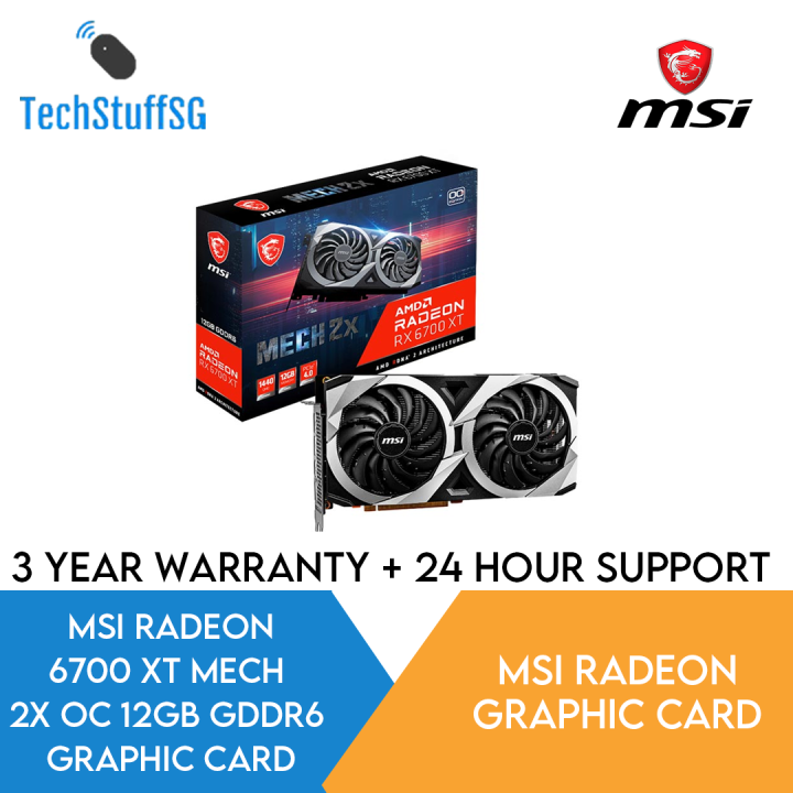 Xt Mech 2x Amd Radeon 6700 Price Instock] MSI Gaming Radeon