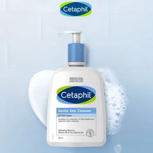 CETAPHIL Gentle Skin Cleanser 500ml Hydrating Face & Body Wash for Sensitive Dry Skin