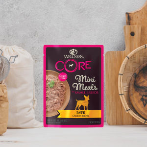 [Carton Deals] Wellness CORE Mini Meals Small Breed Grain-Free Wet Dog Food (3oz | 85g x 12 Pouches)
