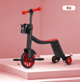 Xe Trượt Scooter 3 Bánh 7in1 Có Ghế Ngồi Cho Trẻ Em, Bánh Xe Phát Sáng, Có Nhạc Và Tay Đẩy Cho Bố Mẹ. 