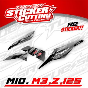 Stiker Transparan UV Mio M3 / Mio Z / Mio 125 Aksesoris Sepeda Motor Mio M3 Transparan Kode : 06