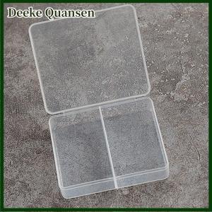 Deeke Vuông nhựa trong suốt hộp lưu trữ các mặt hàng nhỏ đồ lặt vặt Organizer trường hợp đồ trang sức hạt container hộp công cụ phụ kiện