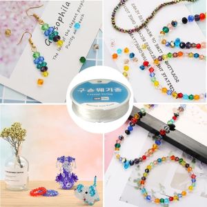 Bingolife Benang Elastis Korea Garis Kristal Mode Buatan Tangan Buatan Sendiri Benang Nilon Garis Gelang Benang Manik-Manik