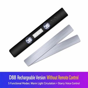 BETTERFORM Có thể sạc lại Đèn chiếu sáng nội thất ô tô Kích hoạt bằng âm thanh Sạc USB Đèn trang trí nội thất ô tô Bền bỉ Đèn trang trí LED ô tô Ô tô