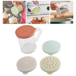 SJJL Reusable Spice Jar Set Graduated Airtight Seal Seasoning Container Multifunction with Lids Powder Container Salt Pepper Sugar