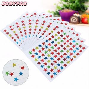 JCSYFAC 880 Miếng dán hình ngôi sao nhãn cho học sinh trẻ em Đồ thủ công tự làm phần thưởng giáo viên