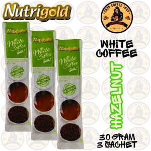 Nutrigold - Hazelnut 3in1 White Coffee - Instant Coffee Drink