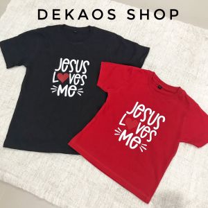 KAOS JESUS / KAOS ROHANI ANAK / BAJU ROHANI ANAK / KAOS BAJU ANAK / KAOS SALIB ANAK / ATASAN ROHANI ANAK / DEKAOS 525KID