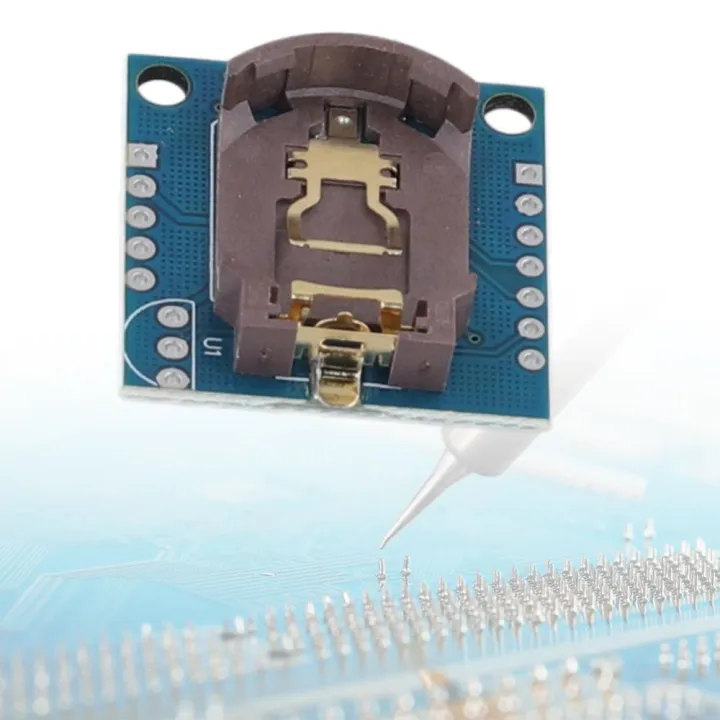 DS1307%20AT24C32%20RTC%20Board%20I2C%20Real%20Time%20Clock%20Module%20Memory%20Board%20High%20Precision%20Clock%20Module%20for%20AVR%20ARM%20PIC%20-%20Image%205