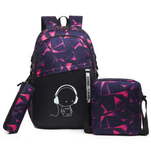 Techdoo Tas Ransel Laptop 3in1 Tas Sekolah Backpack Tas Punggung Pria Multifungsi Tas Ransel Pria TR807