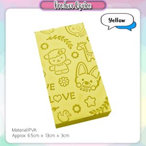 [Choo Choo Toy] Exfoliating Shower Brush Sponge Bath Body Scrub Skin Care Super Clean Bath Cotton Span Mandi 搓澡海绵 - BA26