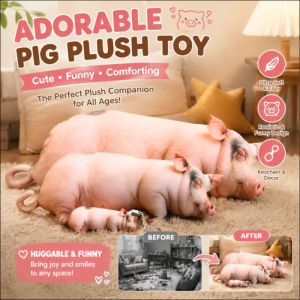 Realistic Pig Plush Toy Funny Ugly Cute Pig Stuffed Animal Soft Simulation Pig Pillow Plushie Adorable Pig Plush Kawaii Piggy Pl Toys Home Decor Gift