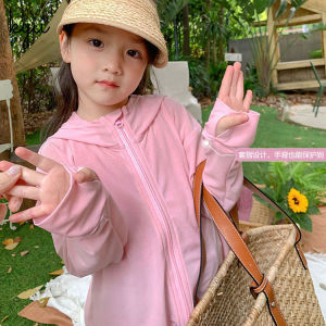 KYII Children clothes girl autumn Korean fashion Light sunscreen Coat kyii0142