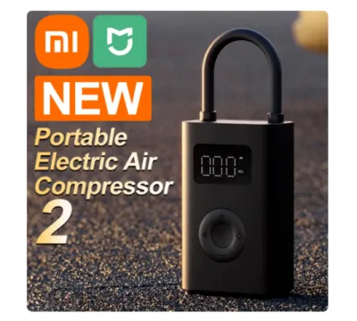 SG STOCK NEW MODEL Xiaomi Mijia Portable Smart Digital Tire Pressure Electric Inflator Air Pump 2 Bicycle Car Motorcycle