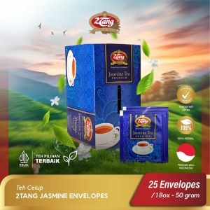 2Tang Jasmine Tea Premium Amplop 1 Box Isi 25 Amplop