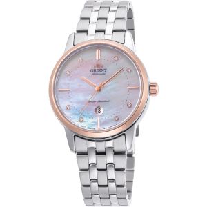 Đồng hồ cơ nữ Orient Watch Contemporary RA-NR200 máy lộ cơ dự trữ năng lượng 40 tiếng tự động lên cót tay mặt kính Sapphire chống xước chống nước 5 ATM dây thép đeo tay cao cấp xuất xứ Nhật Bản chính hãng