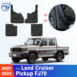 For Land Cruiser Pickup FJ70 2007-2023 2019 2020 2021 2022 Fender Mudflaps Splash Guards Mudguards Mud Flaps Car Accessories