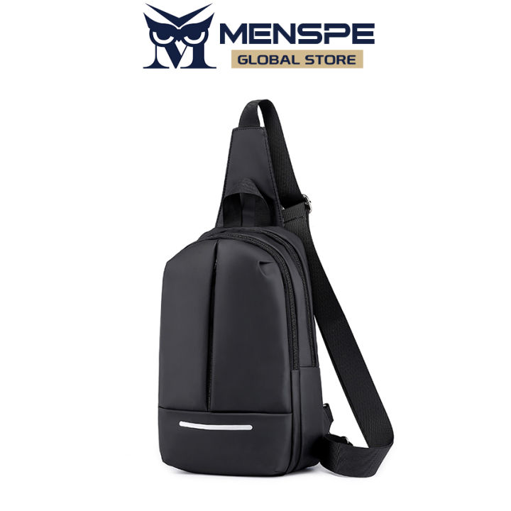 MENSPE Mens Chest Bag Sling Bag Cross Body Bag Pouch Bag Travel