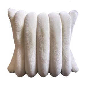 Sọc hiện đại gối bìa giả lông thỏ vật liệu cho Sofa giường nội thất xe hơi sử dụng
