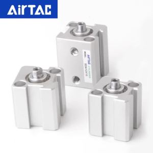 AirTAC Pneumatic Compact Air Cylinder Port M5*0.8 Airtac SDA12 SDA16X5/10/15/20/30/40/50-S/B Double Acting Piston